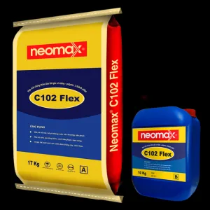 Neomax c102 flex - vữa chống thấm đàn hồi gốc xi măng - polyme, 2 thành phần