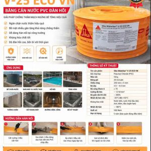 Băng Cản Nước Sika Waterbar® V-25 ECO VN (cuộn 20m)